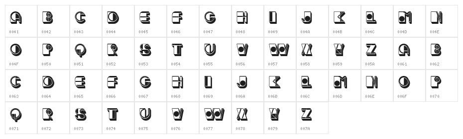 Wolf Abstract Light Regular Character Map