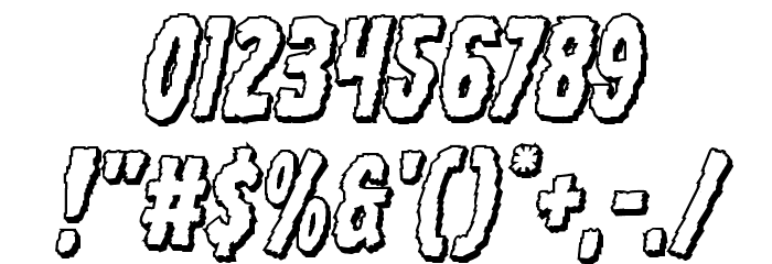 Wolf Brothers 3D Italic لخطوط تنزيل حرف أخرى