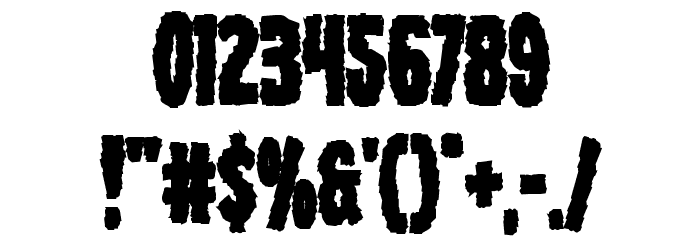 Wolf Brothers Bold Font OTHER CHARS