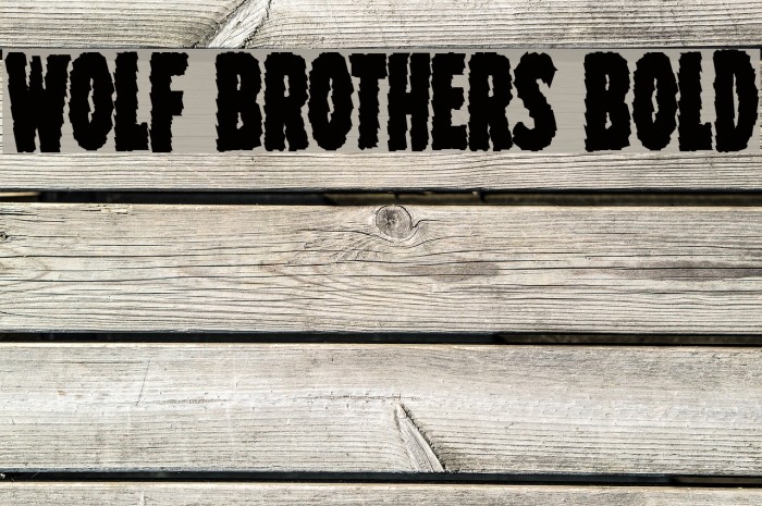 Wolf Brothers Bold Font examples