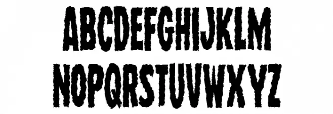Wolf Brothers Condensed Font LOWERCASE