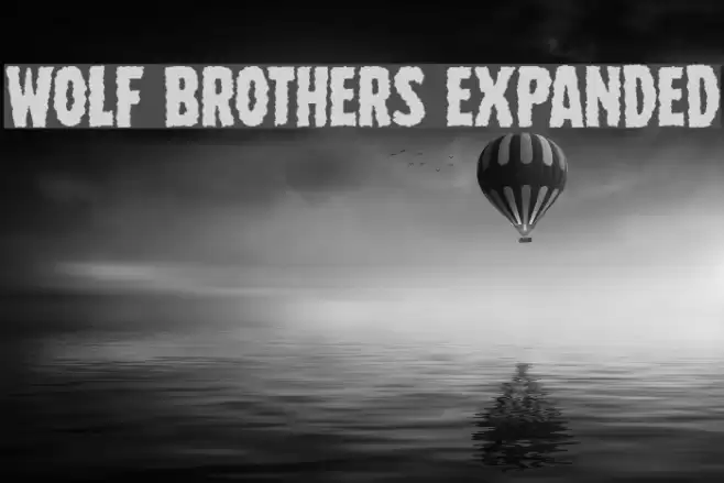 Wolf Brothers Expanded خط examples