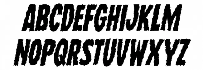 Wolf Brothers Italic Fonte MAIÚSCULAS