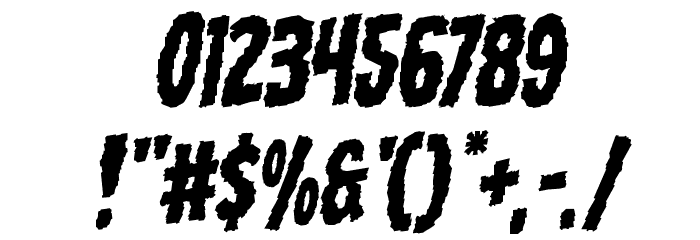Wolf Brothers Rotalic Font OTHER CHARS