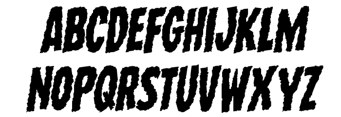 Wolf Brothers Rotalic Font LOWERCASE