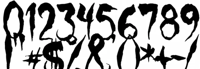 Wolf Moon Font OTHER CHARS