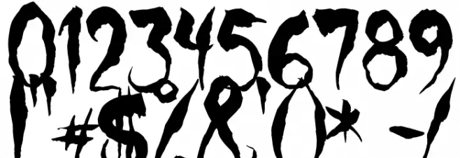 Wolf Moon Font OTHER CHARS