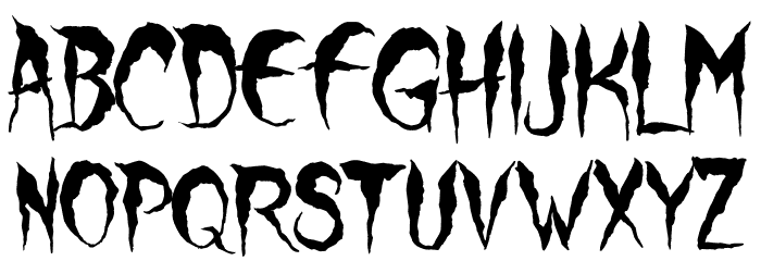 Wolf Moon Font LOWERCASE