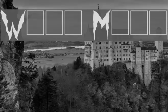 Wolf Moon Font examples