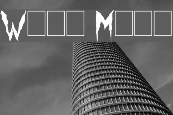 Wolf Moon Font examples