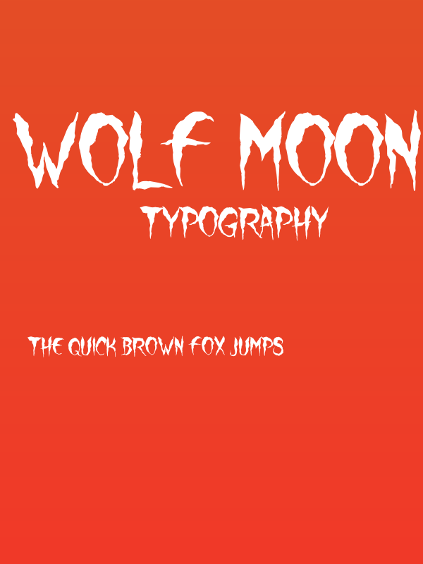 Wolf Moon Poster