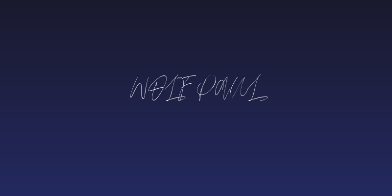 Wolf Paul Social Header