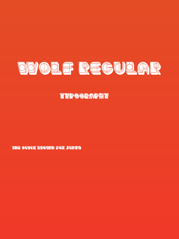 Wolf Regular Poster