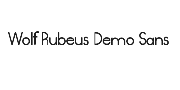 Wolf Rubeus Demo Sans Logo