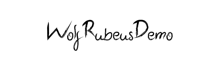 Wolf Rubeus Demo  Descarca Fonturi Gratis