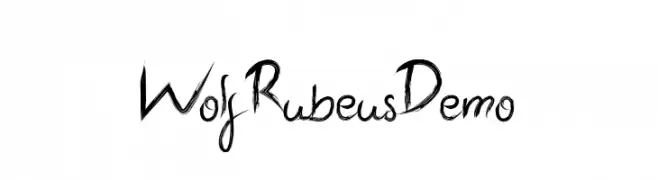 Wolf Rubeus Demo  Frei Schriftart Herunterladen