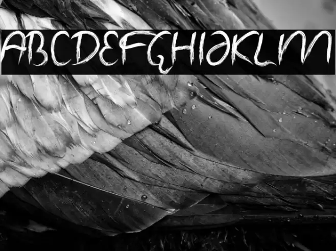 Wolf Rubeus Demo Font examples