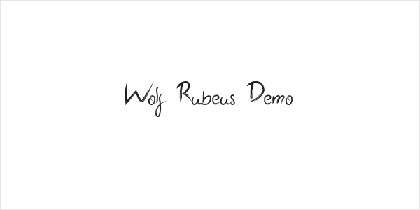 Wolf Rubeus Demo Logo