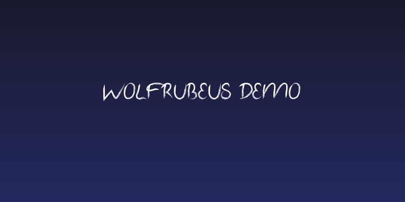 Wolf Rubeus Demo Social Header