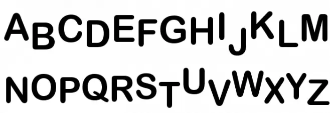 Wolf Sans Play Regular Font UPPERCASE