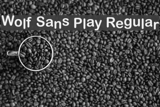 Wolf Sans Play Regular  examples