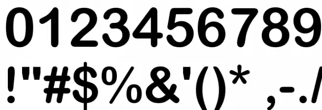 Wolf Sans SC Regular Font OTHER CHARS