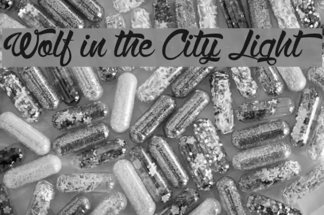 Wolf in the City Light Font examples