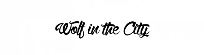 Wolf in the City  Free Fonts Download