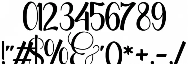 WolfBanePro Font OTHER CHARS