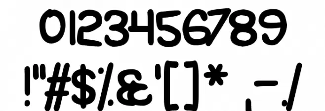 Wolfganger Font OTHER CHARS