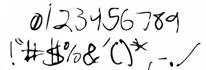 WolfieBoy Font OTHER CHARS