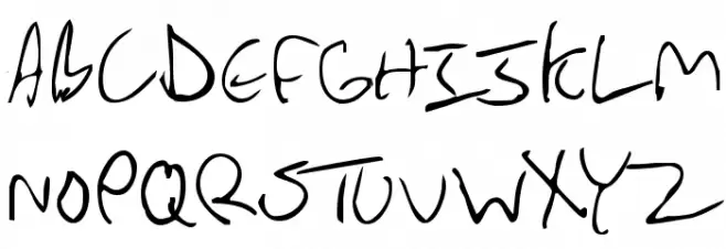 WolfieBoy Schriftart Groß