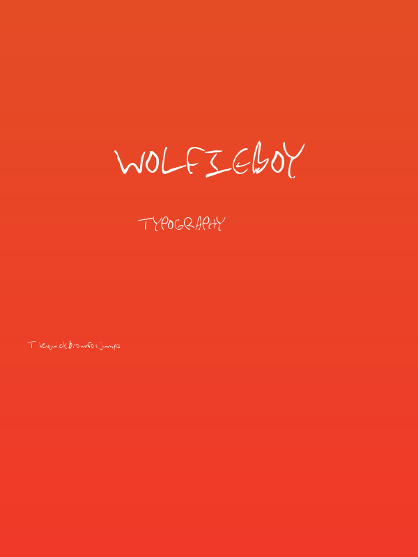 WolfieBoy Poster