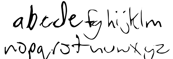 WolfieBoy Font LOWERCASE