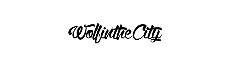 WolfintheCity  フリーフォントのダウンロード