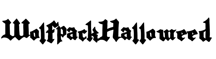 Wolfpack Halloweed  Descarca Fonturi Gratis