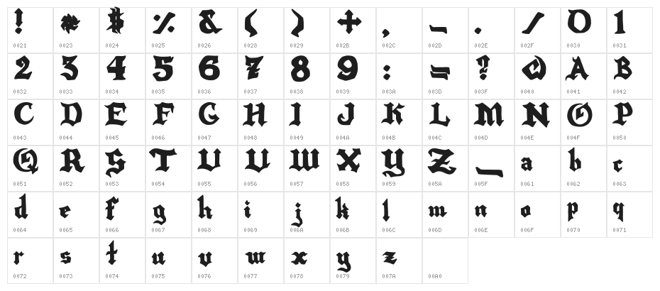 Wolfpack Halloweed Character Map