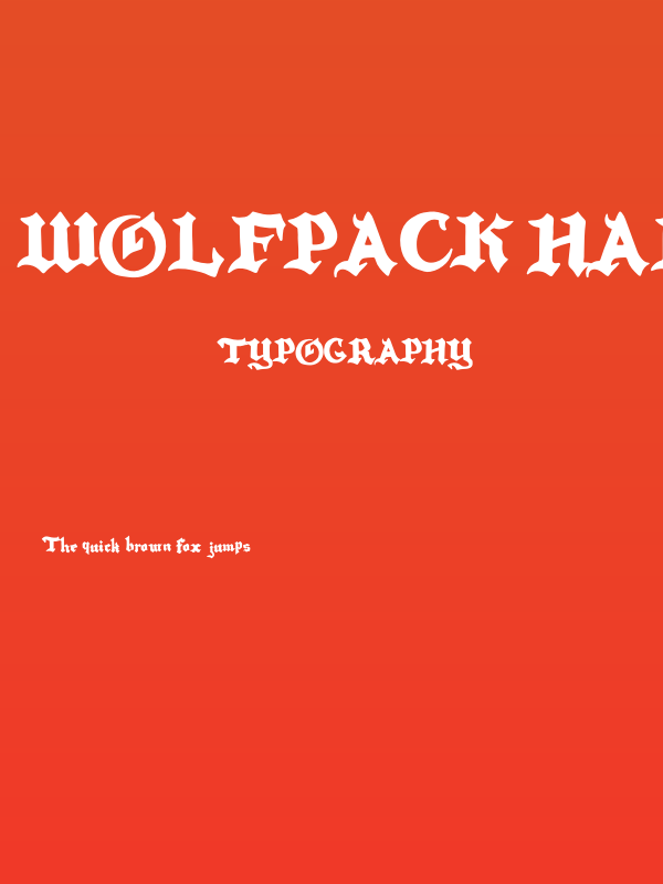 Wolfpack Halloweed Poster