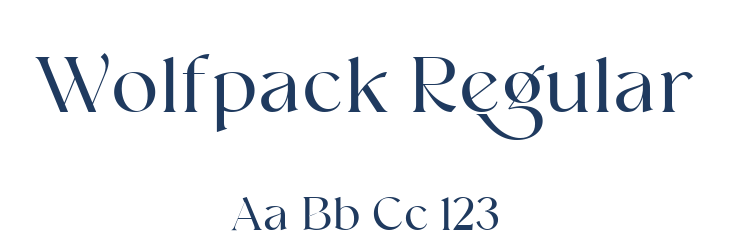 Wolfpack Regular Font Preview