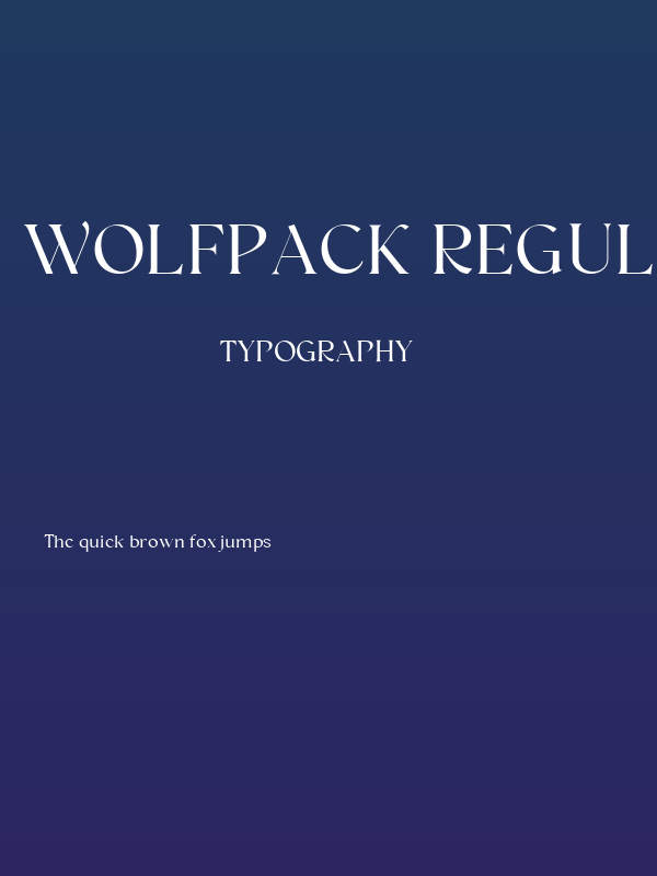 Wolfpack Regular Poster