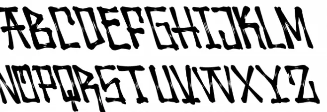 Wolfraid Oblique 字体 大写