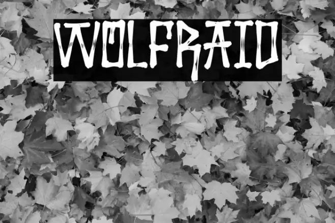 Wolfraid Font examples
