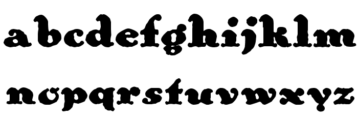 Wolfram Font LOWERCASE