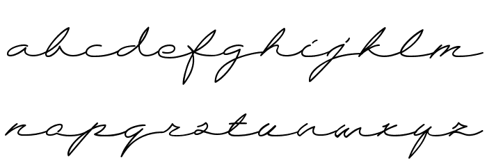 Wolframia Font LOWERCASE
