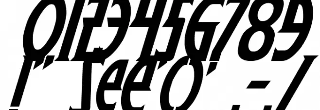 Wolf's Bane Bold Italic Font OTHER CHARS