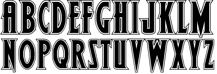 Wolf's Bane Bold Pro Font LOWERCASE