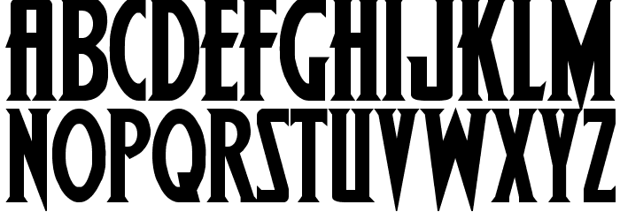 Wolf's Bane Bold Font LOWERCASE