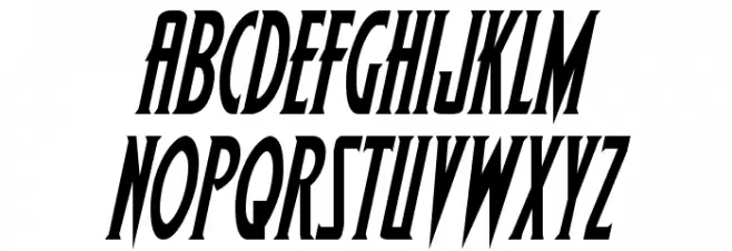 Wolf's Bane Condensed Italic Fonte MAIÚSCULAS