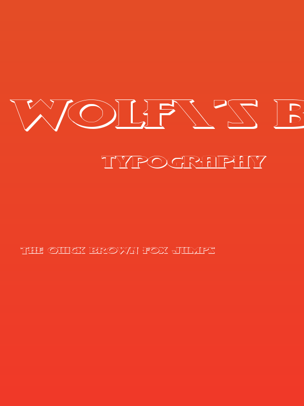 Wolf's Bane Expanded Outline Poster