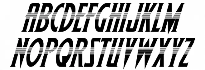 Wolf's Bane Halftone Italic Шрифта ВЕРХНИЙ